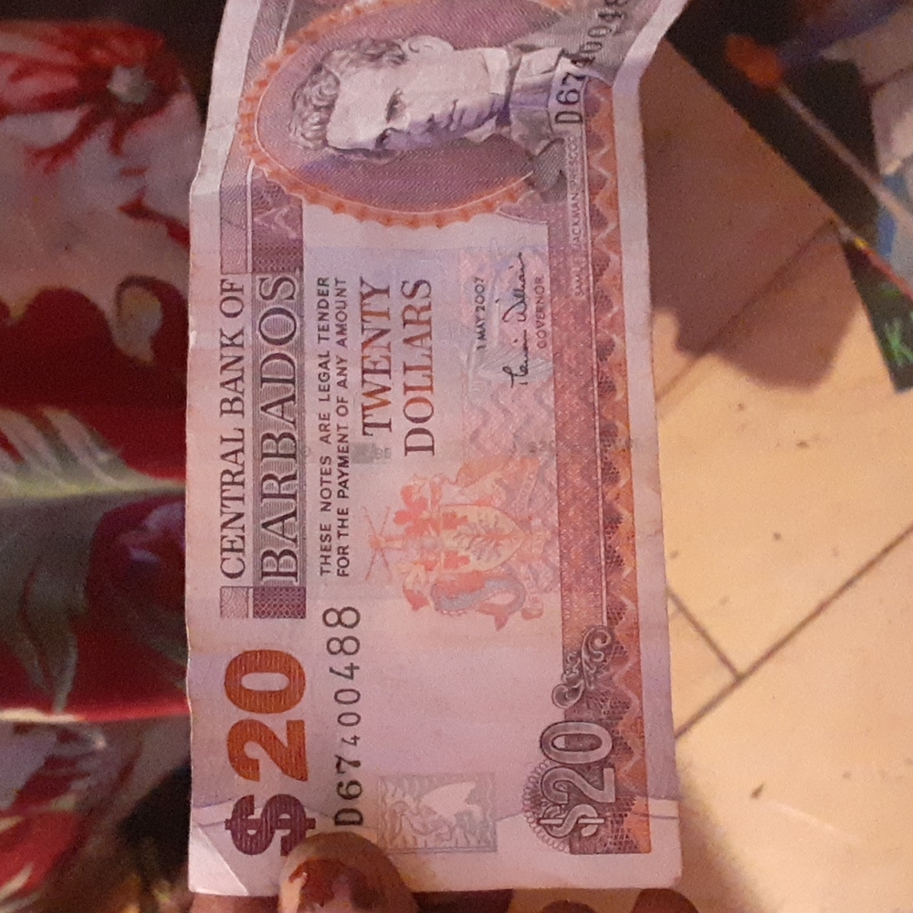 Barbados  $20 and euro $5